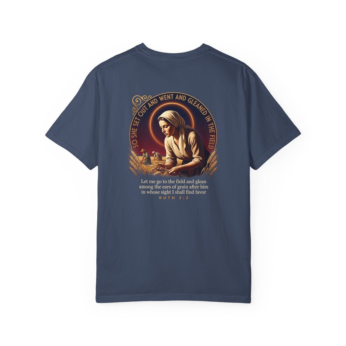 Christian Cross T-Shirt — Ruth Gleaning in the field