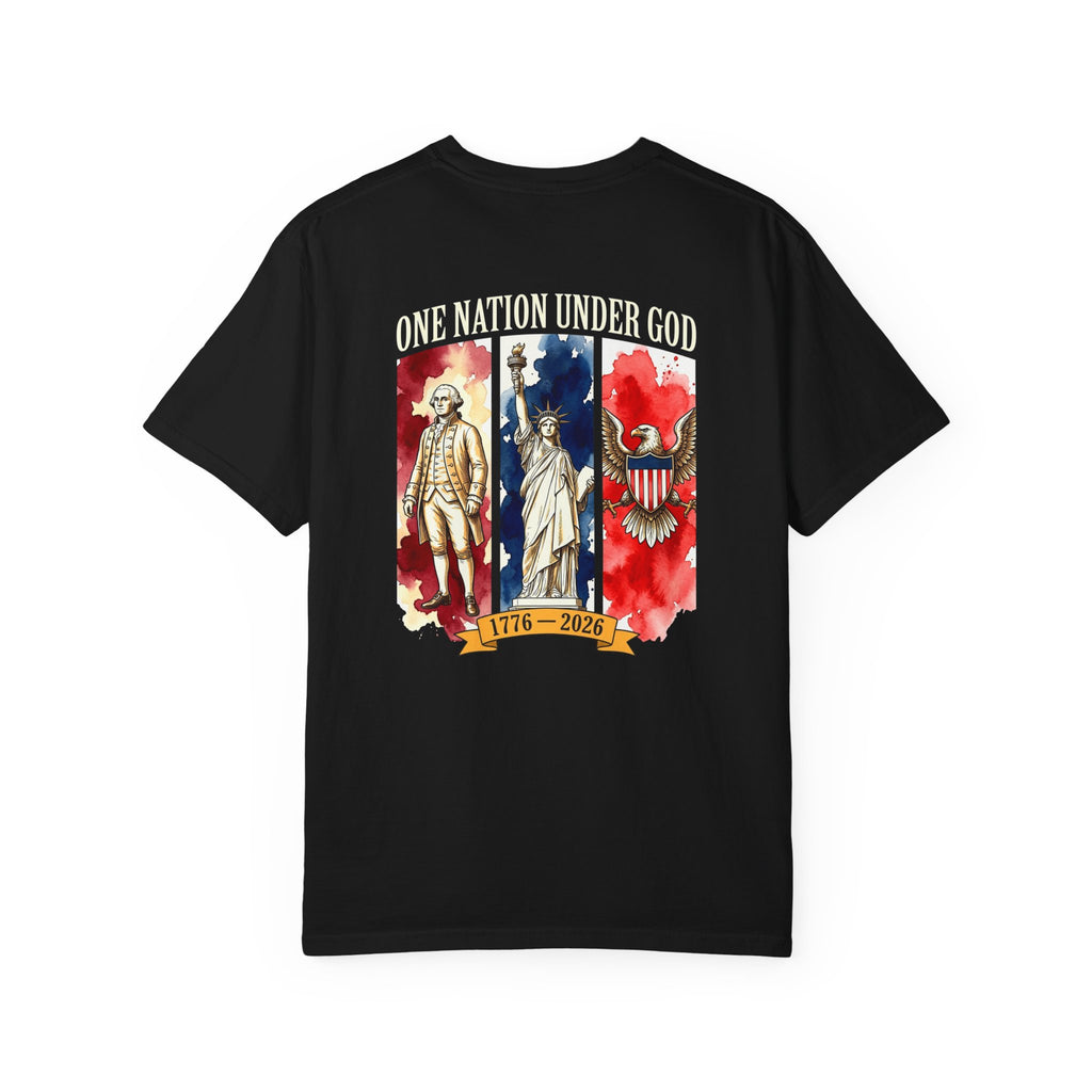 One Nation 04 T-shirt | Christian Cross Tee