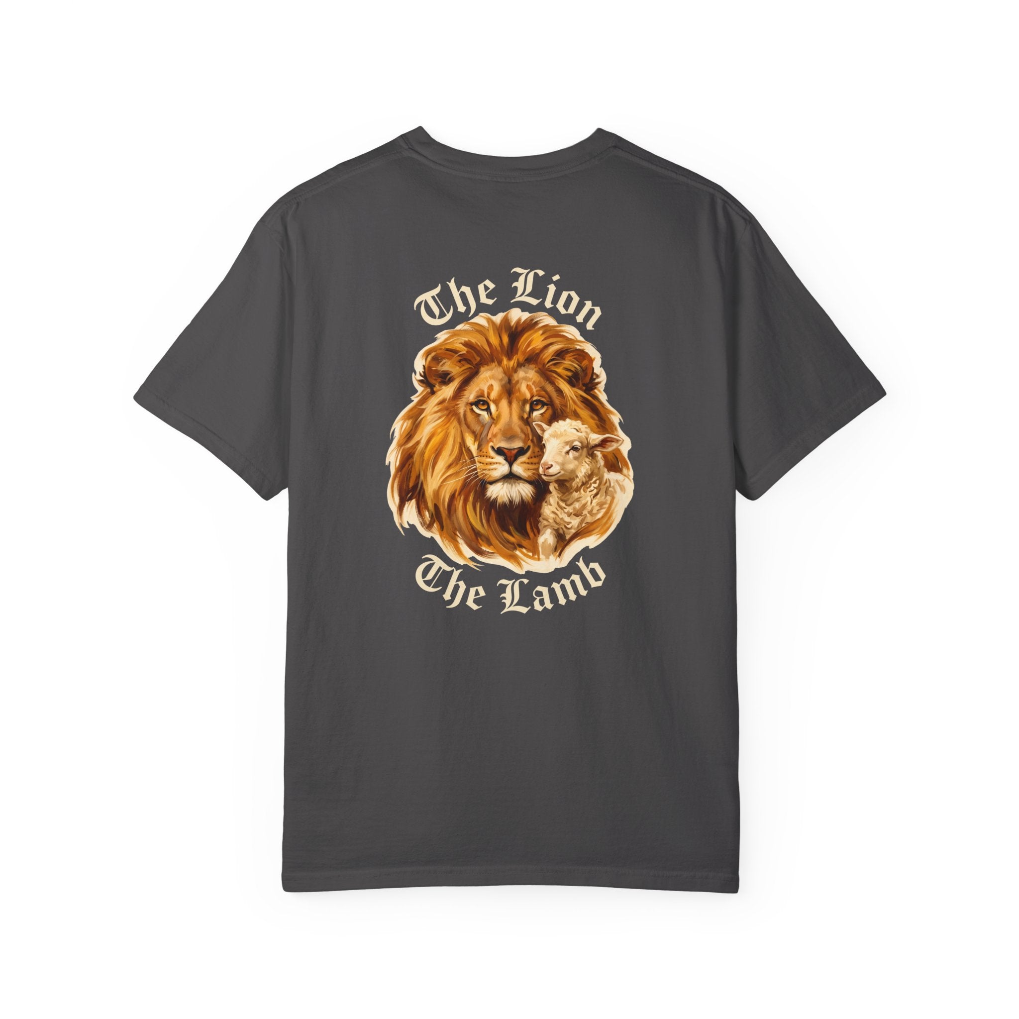 Christian Lion & Lamb T-Shirt — The Lion The Lamb Cross Graphic