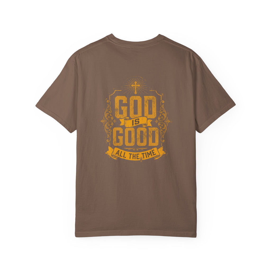 God is Good all the time T-shirt | Christian Cross Tee ALT COLOR