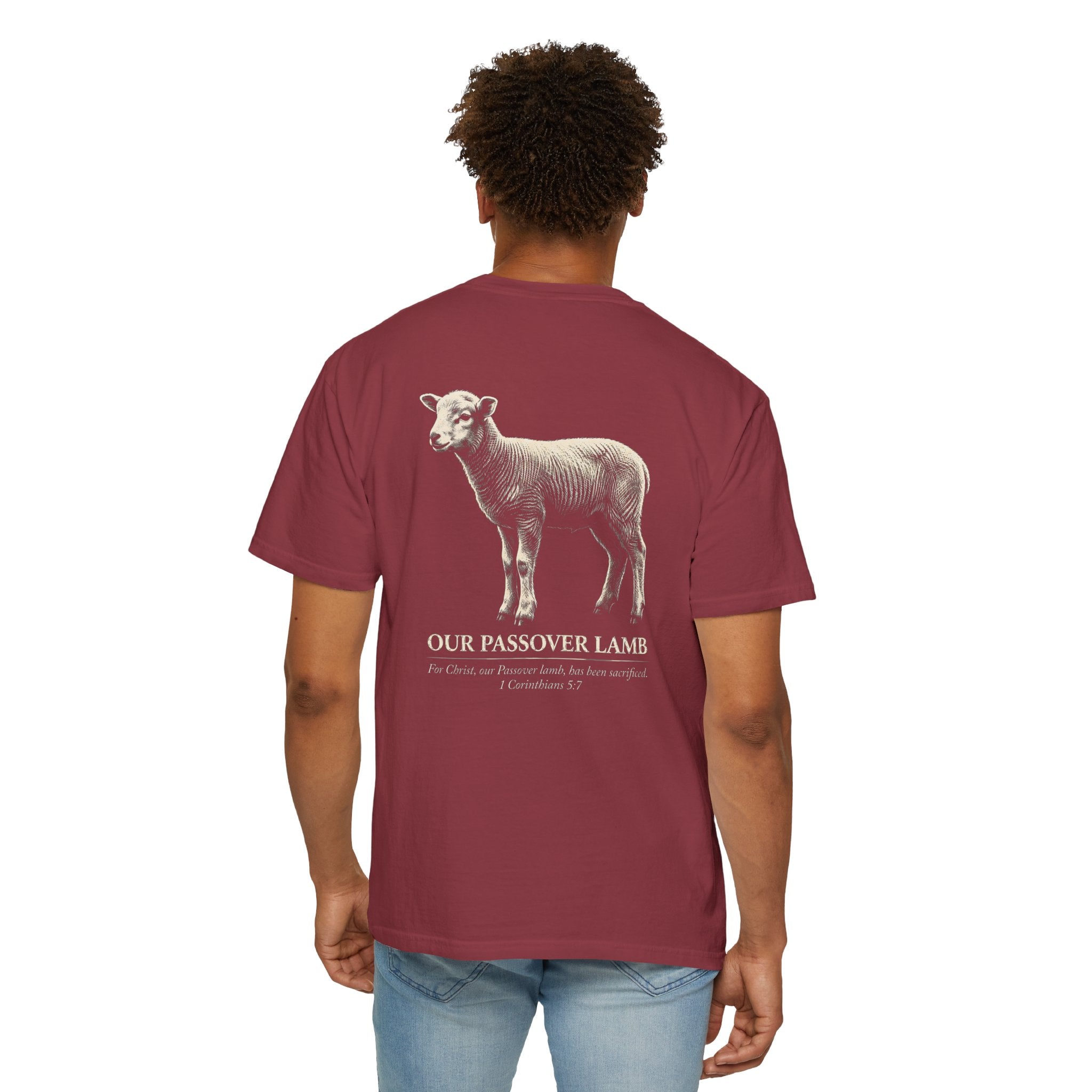 Passover Lamb T-Shirt — 'Our Passover Lamb' Religious Graphic Tee