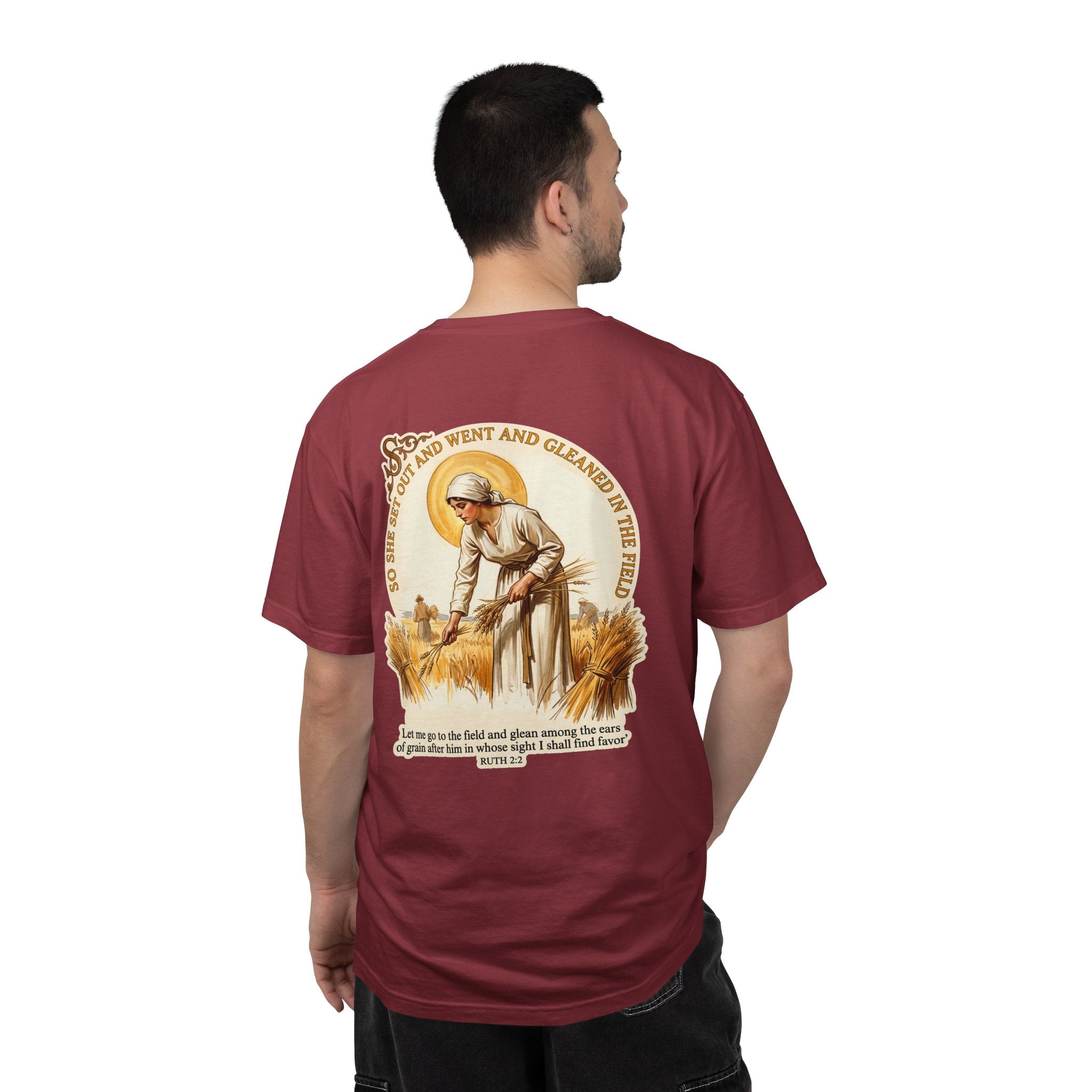 Christian Cross T-Shirt — Vintage Ruth Gleaning Graphic Tee