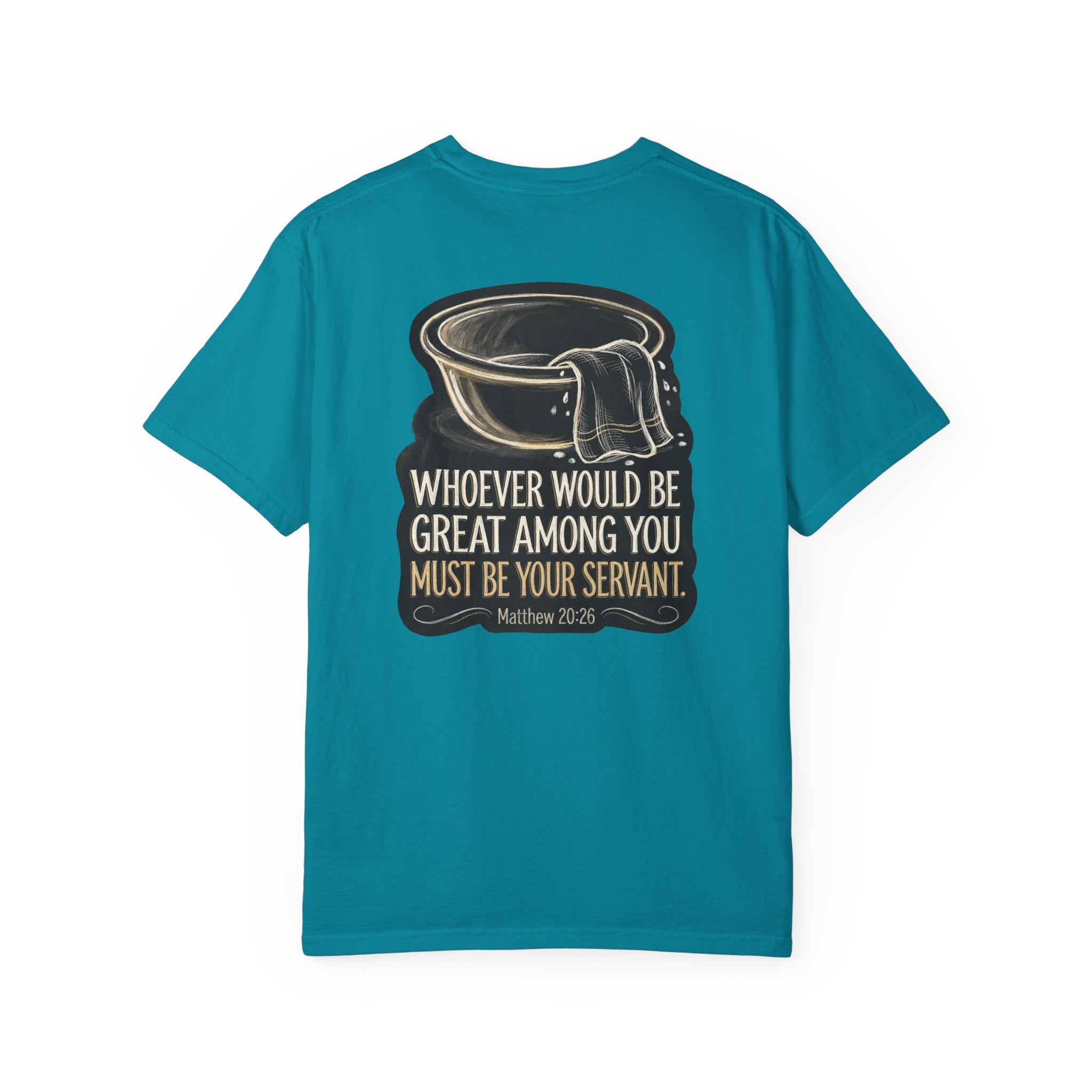 Great among you T-shirt | Christian Cross Tee ALT LIGHT