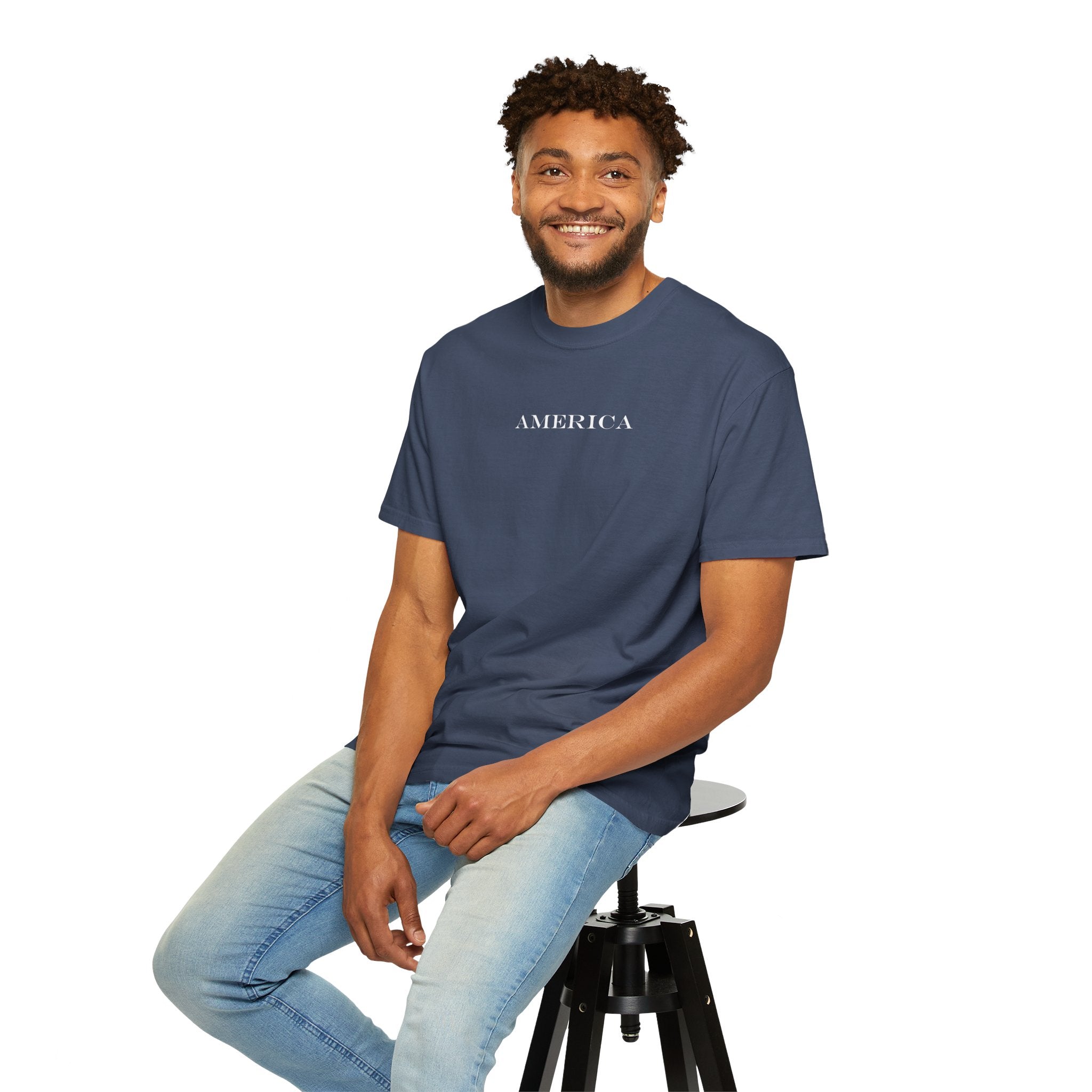 America Graphic T-Shirt — United States Statue of Liberty Patriotic Tee