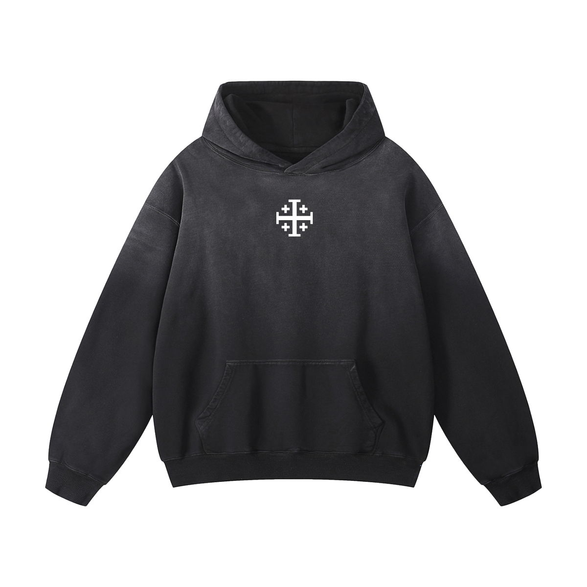 Shabbat Shalom Heavyweight Sunfade Oversized Hoodie