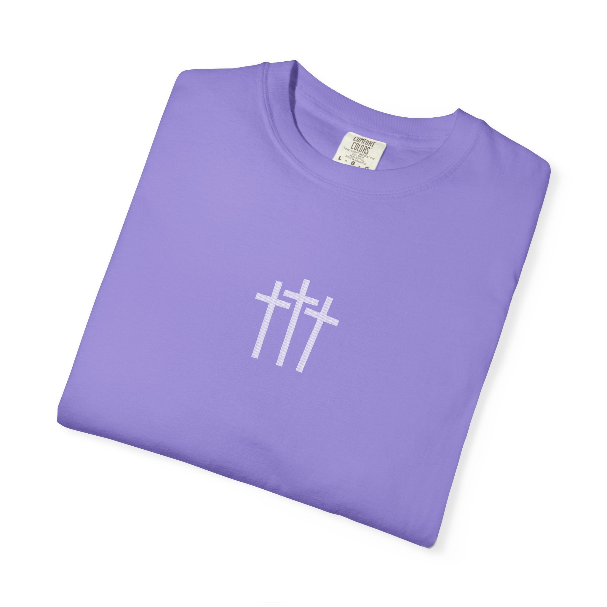 Walk by T-shirt | Christian Cross Tee Bright