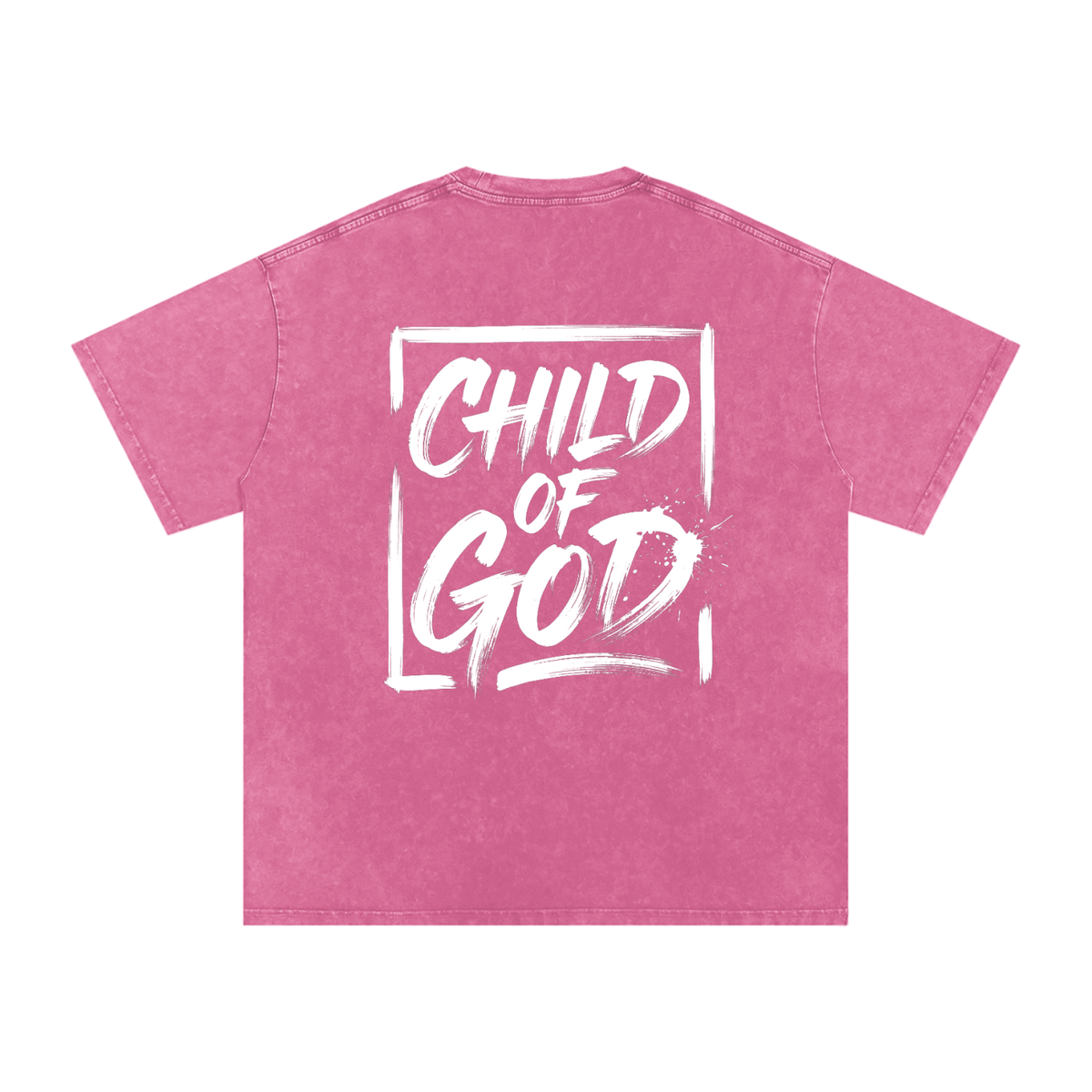 Child of God Snow Washed Oversized Cotton T-Shirt
