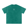 Yeshua Snow Washed Oversized Cotton T-Shirt