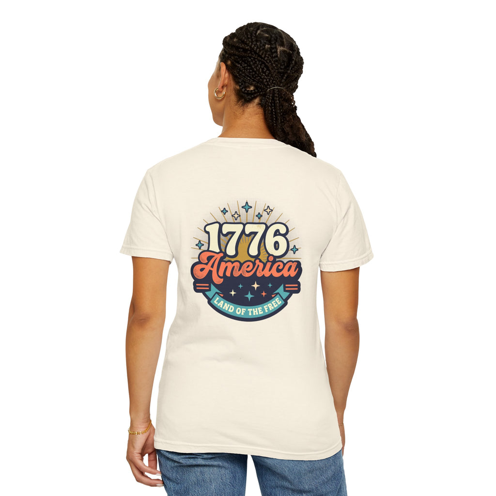 America 1776 Graphic T-Shirt — Patriotic ‘Land of the Free’ Tee