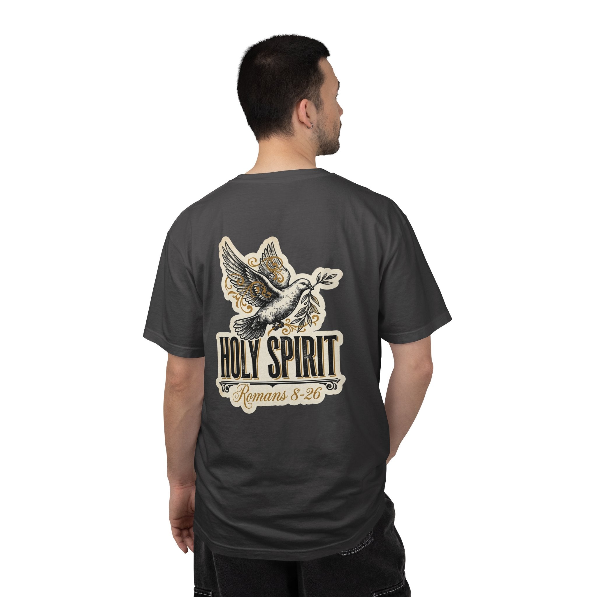 Holy Spirit Dove T‑Shirt — Romans 8:20 Christian Tee