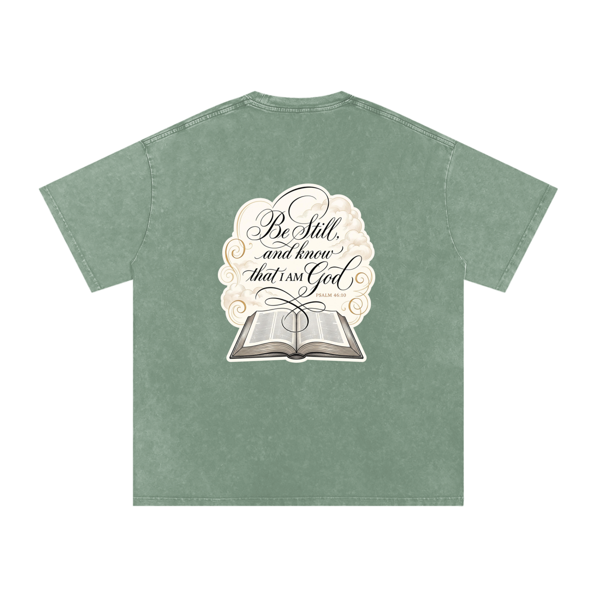 I AM Snow Washed Oversized Cotton T-Shirt