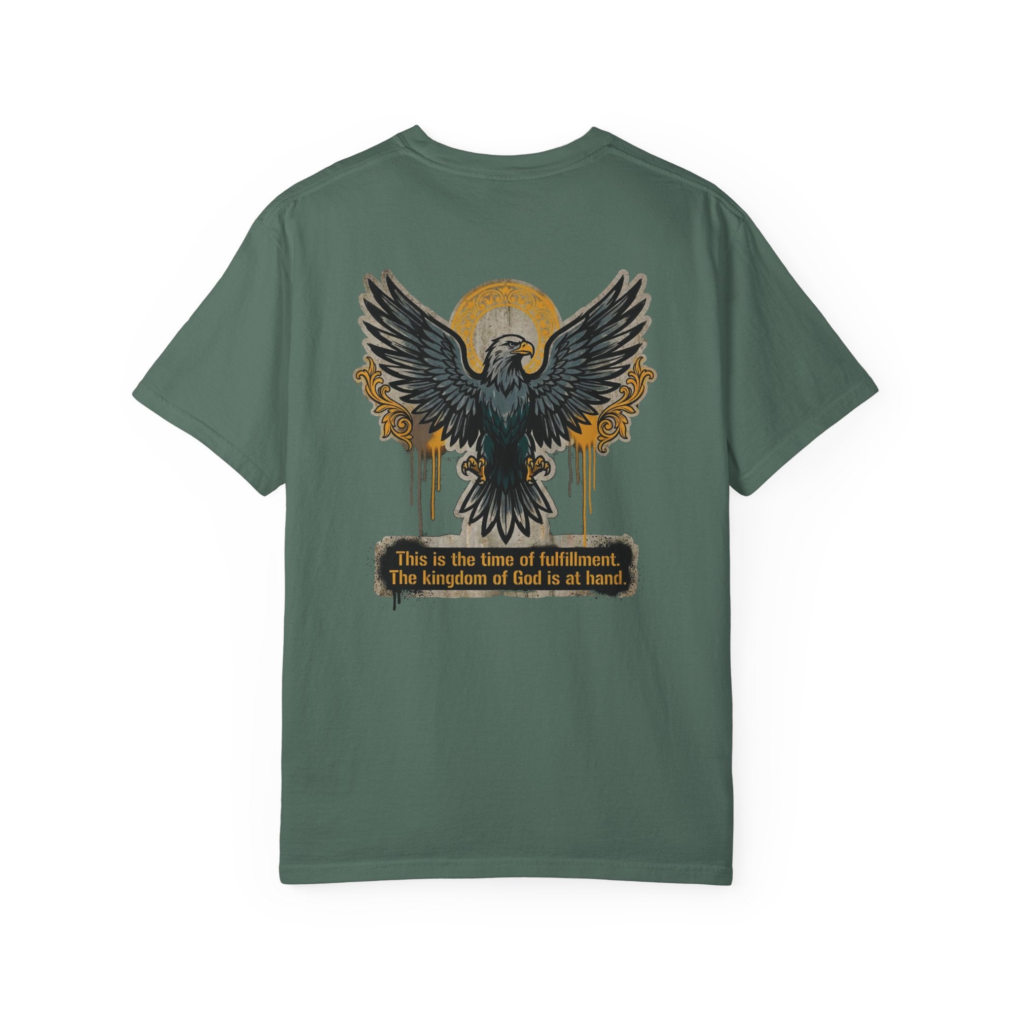 Christian Dove Cross T‑Shirt — 'This is the time of fulfillment' Graphic Tee