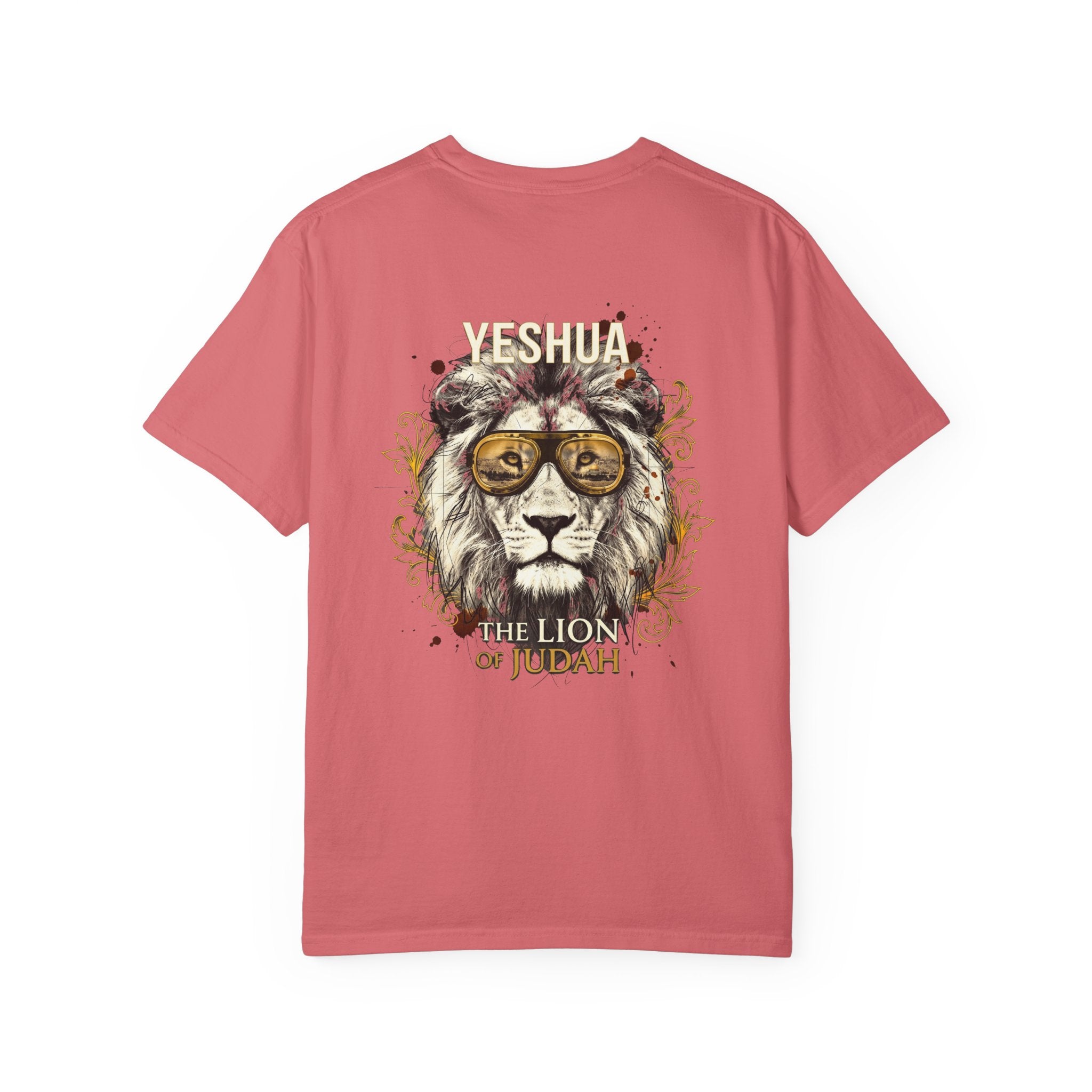 Yeshua Lion of Judah T-Shirt — Christian Cross Graphic Tee
