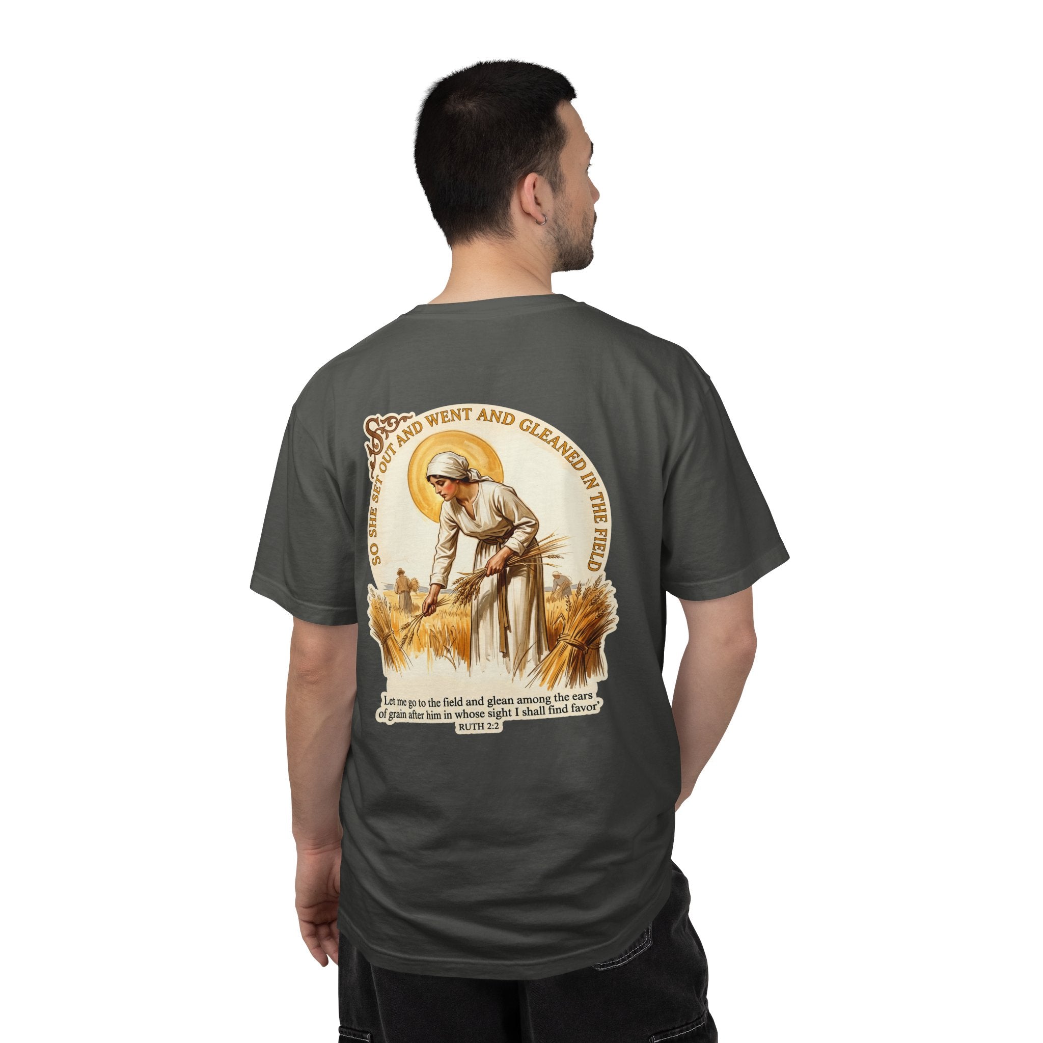 Christian Cross T-Shirt — Vintage Ruth Gleaning Graphic Tee