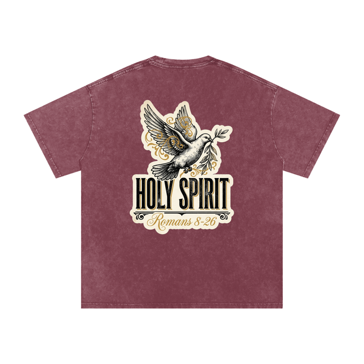 Holy spirt Snow Washed Oversized Cotton T-Shirt