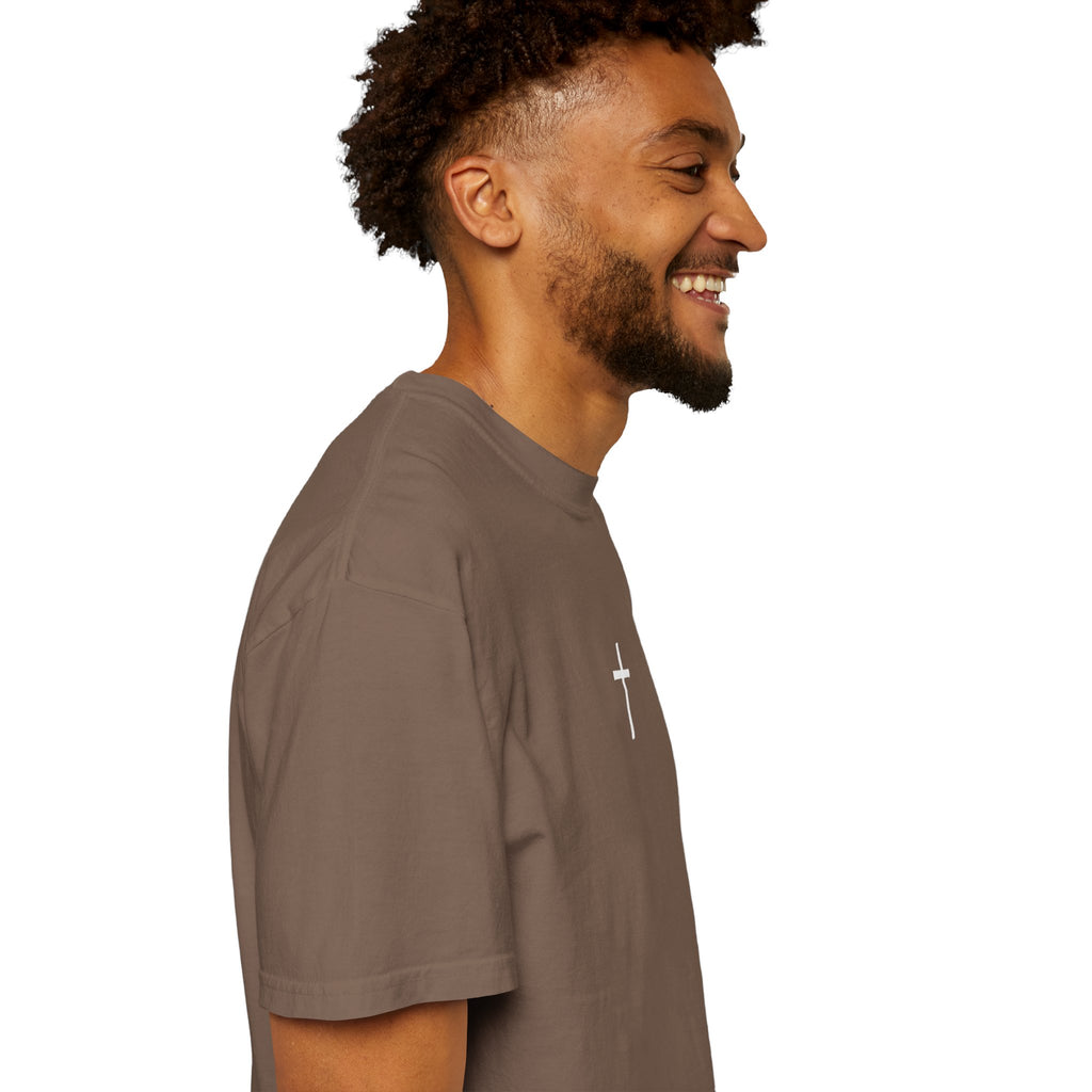 Christian T-Shirt — Joshua 1:9 Cross Knight Graphic Tee