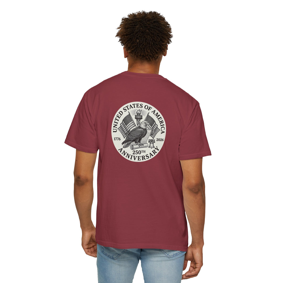 America 250th Anniversary T‑Shirt — Vintage Eagle Seal Tee