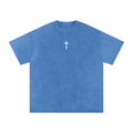 Someone somewhere Snow Washed Oversized Cotton T-Shirt
