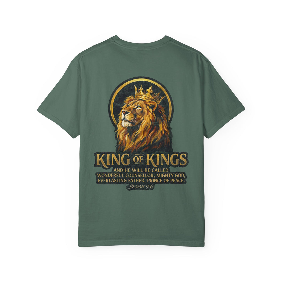 King of Kings T-Shirt — Lion Crown Christian Tee