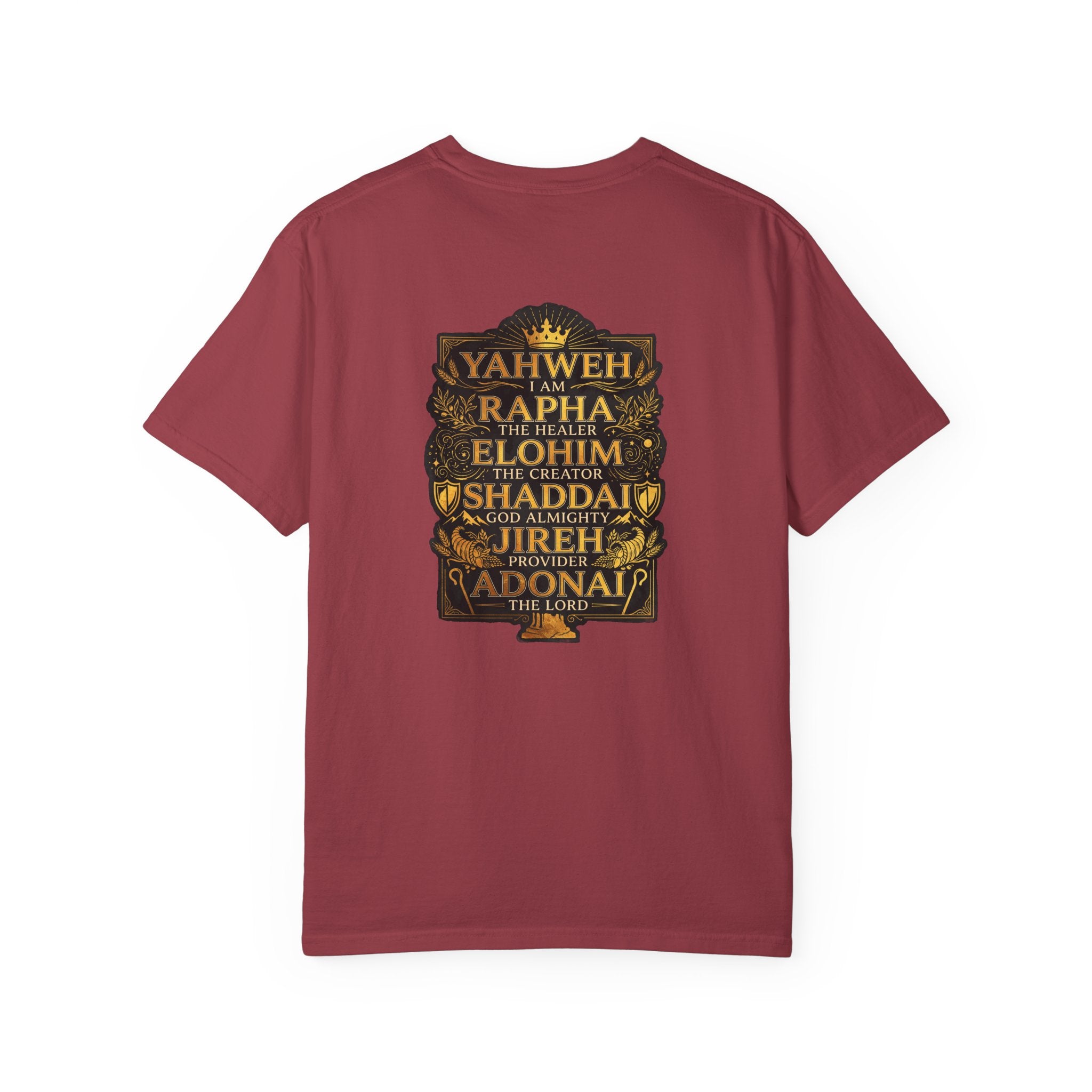 Faith Names T-Shirt — Yahweh I Am Back Graphic Tee