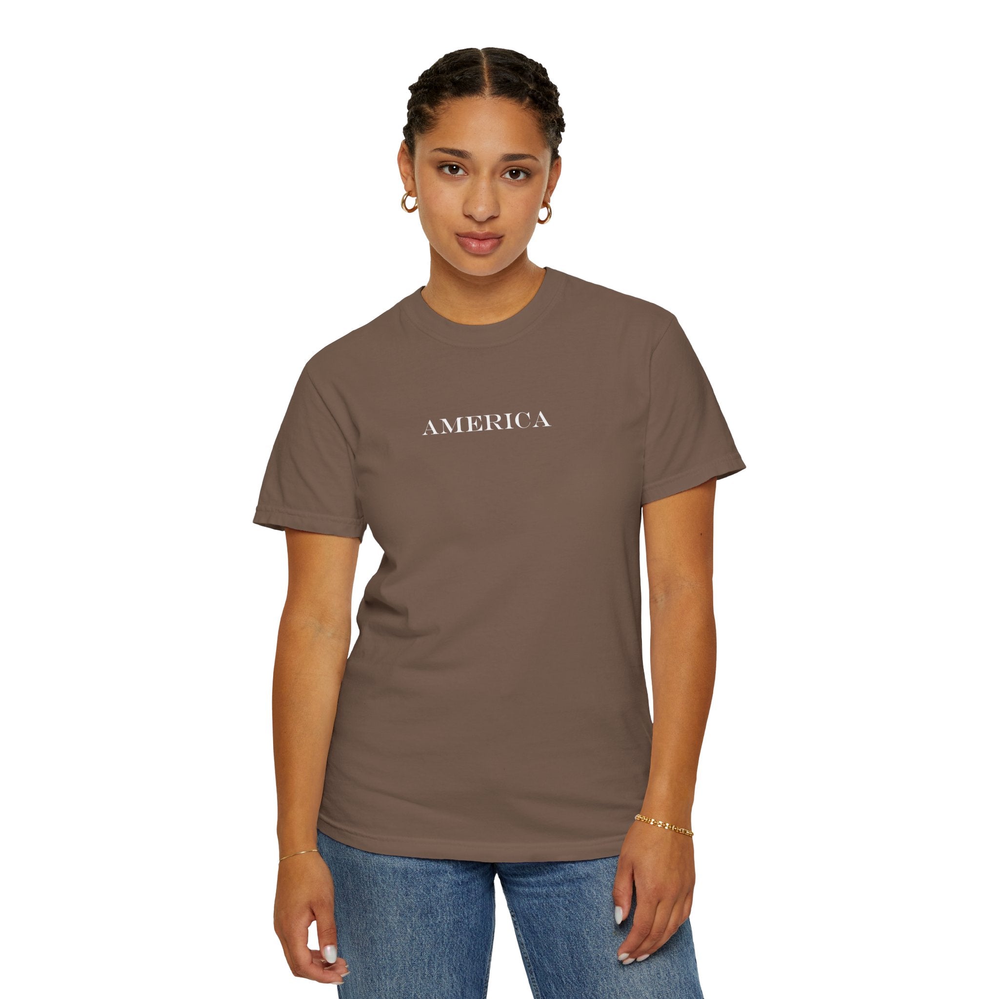 America Graphic T-Shirt — United States Statue of Liberty Patriotic Tee