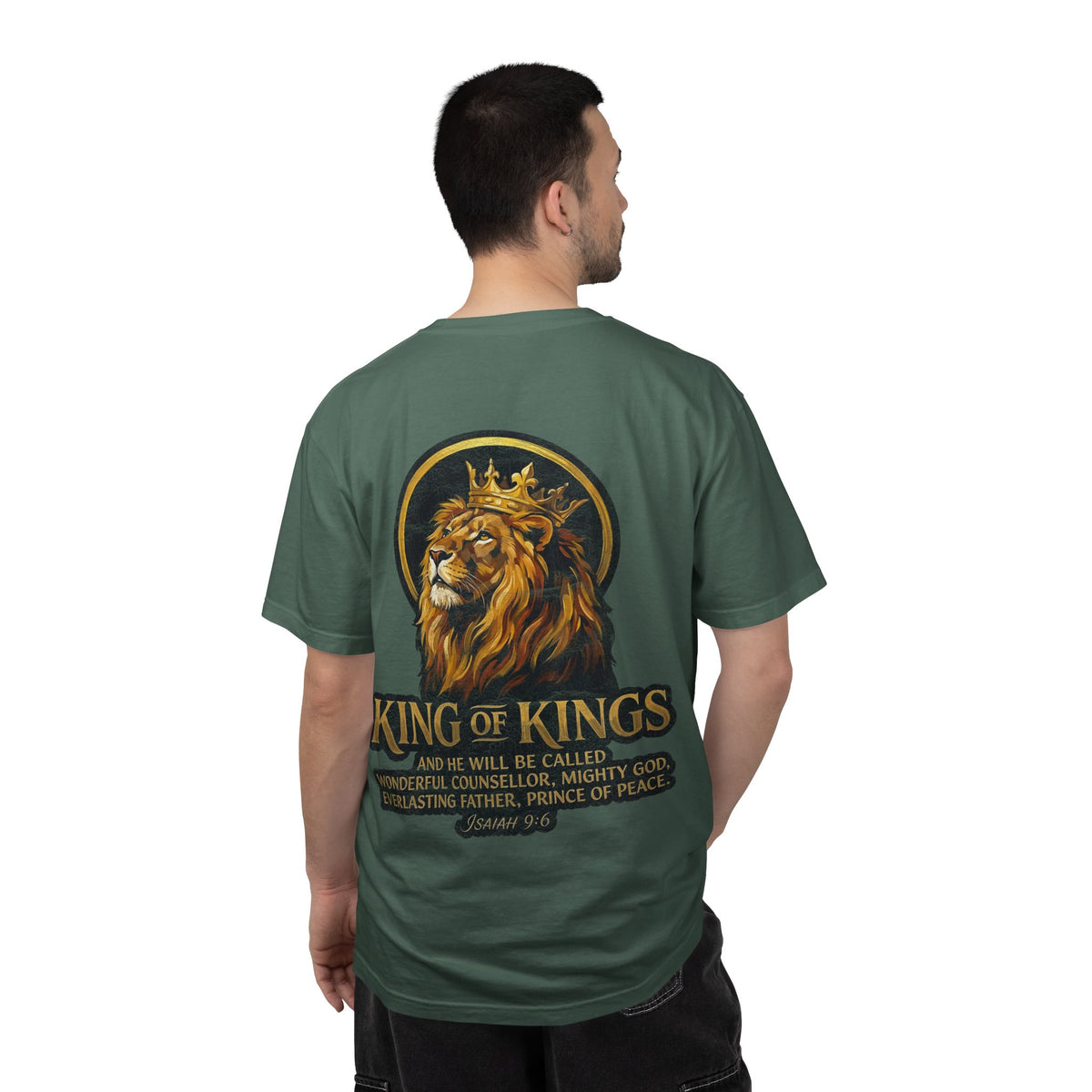 King of Kings T-Shirt — Lion Crown Christian Tee