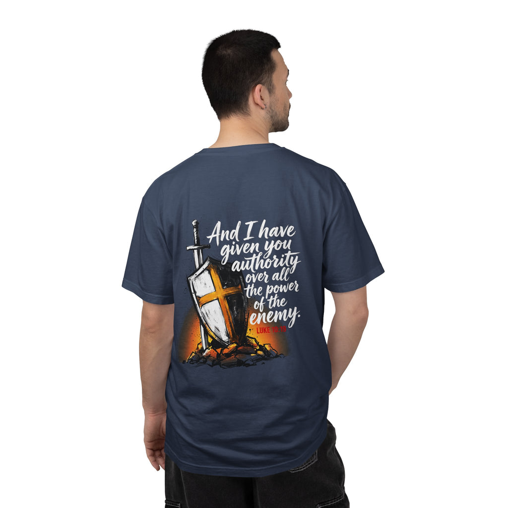 Christian Cross T-Shirt — 'I Have Given You Authority' Graphic Tee