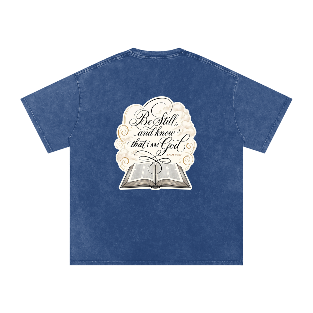 I AM Snow Washed Oversized Cotton T-Shirt