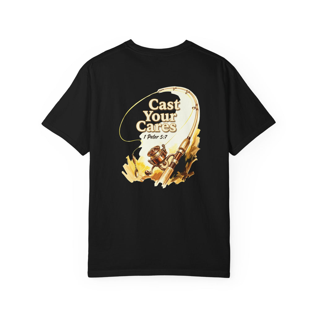 Cast your cares T-shirt | Christian Cross Tee