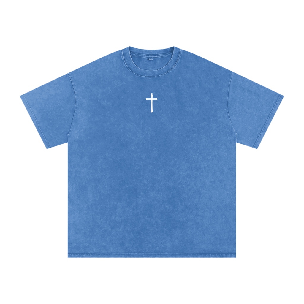 Glory Snow Washed Oversized Cotton T-Shirt