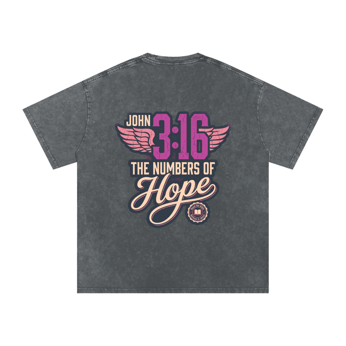 316 Snow Washed Oversized Cotton T-Shirt