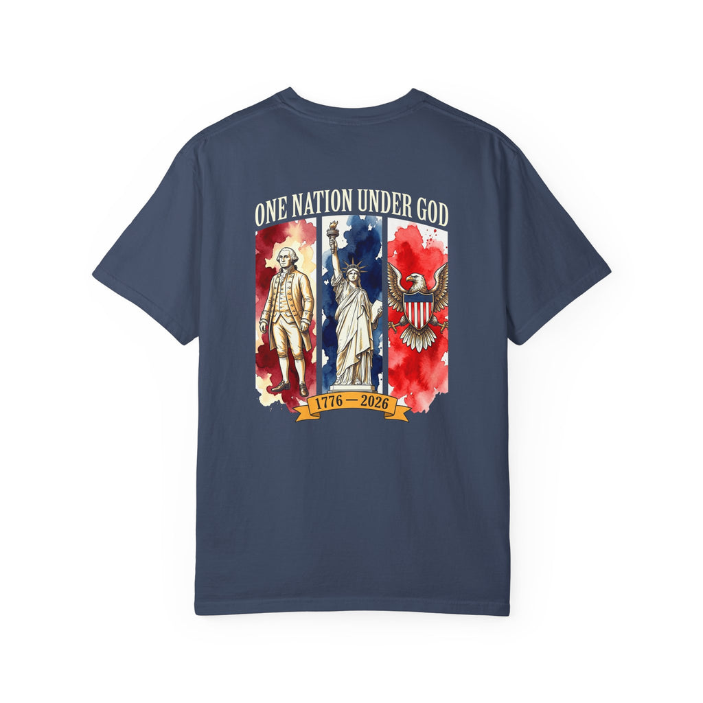 One Nation 04 T-shirt | Christian Cross Tee