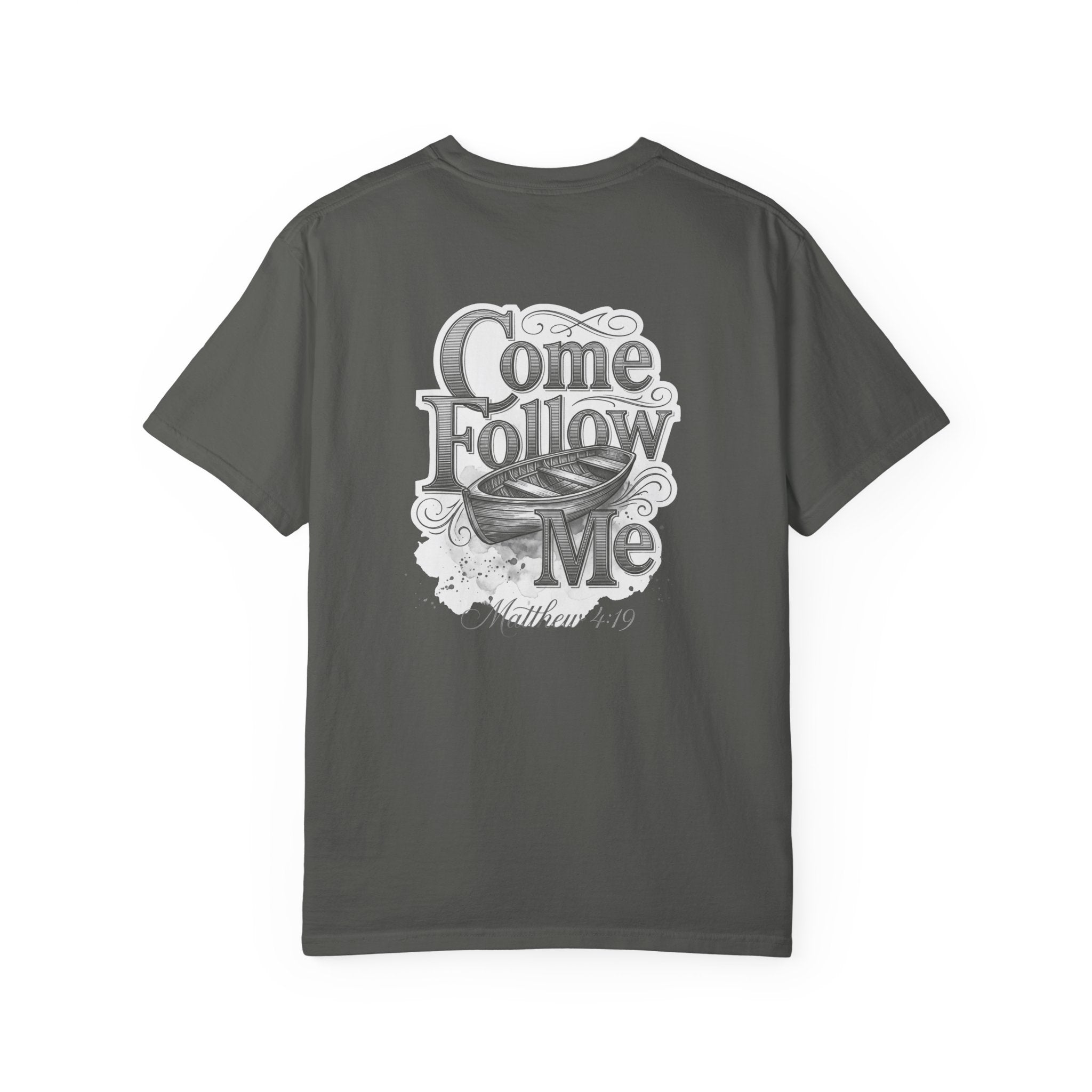 Come follow me Christian Cross T-Shirt — "I Surrender All" Vintage Faith Graphic Tee