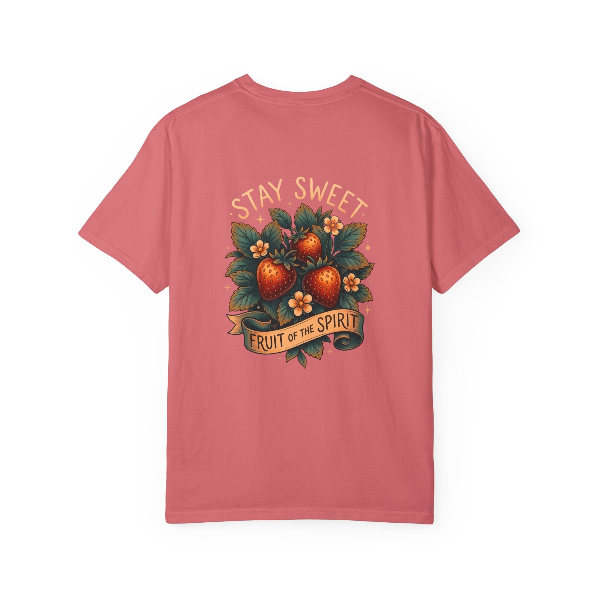 Christian T-Shirt — 'Stay Sweet: Fruit of the Spirit' Graphic Tee ALT COLOR