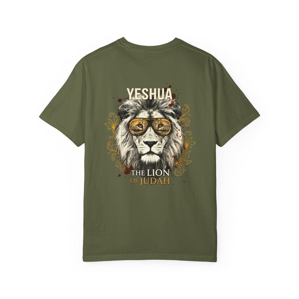Yeshua Lion of Judah T-Shirt — Christian Cross Graphic Tee