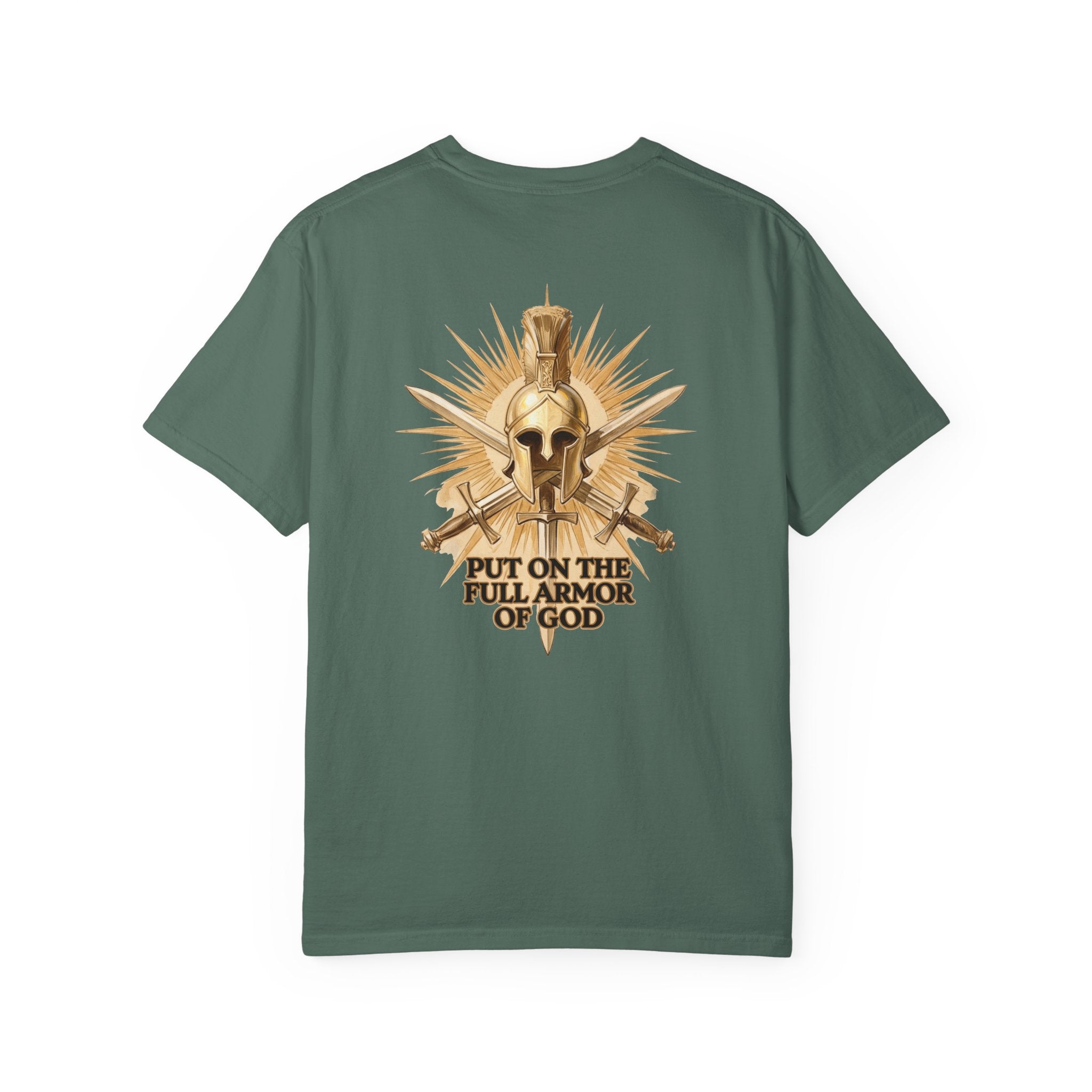 Christian Armor T-Shirt — "Put On The Full Armor of God" Graphic Tee