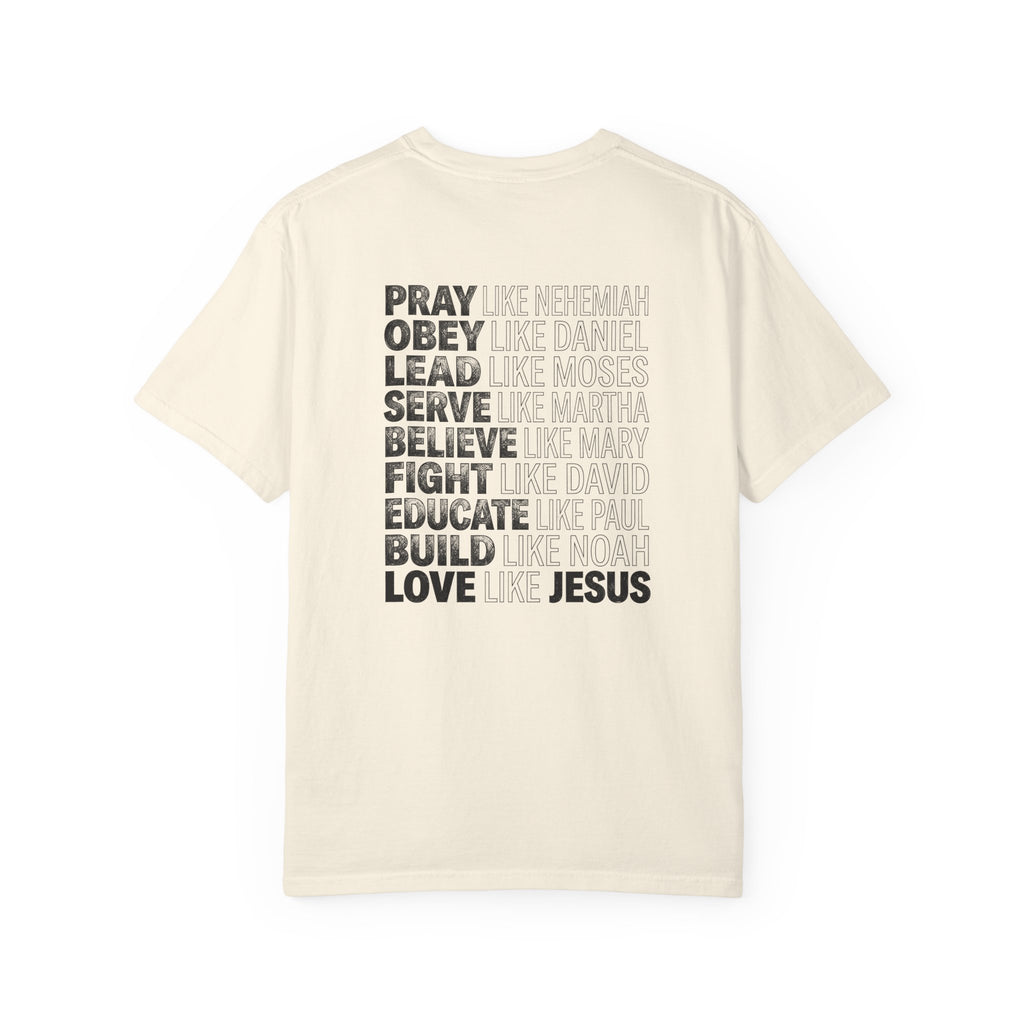 Copy of Religious Graphic T-Shirt — “As It Is Written: There Is None Righteous, Not One” with Cross