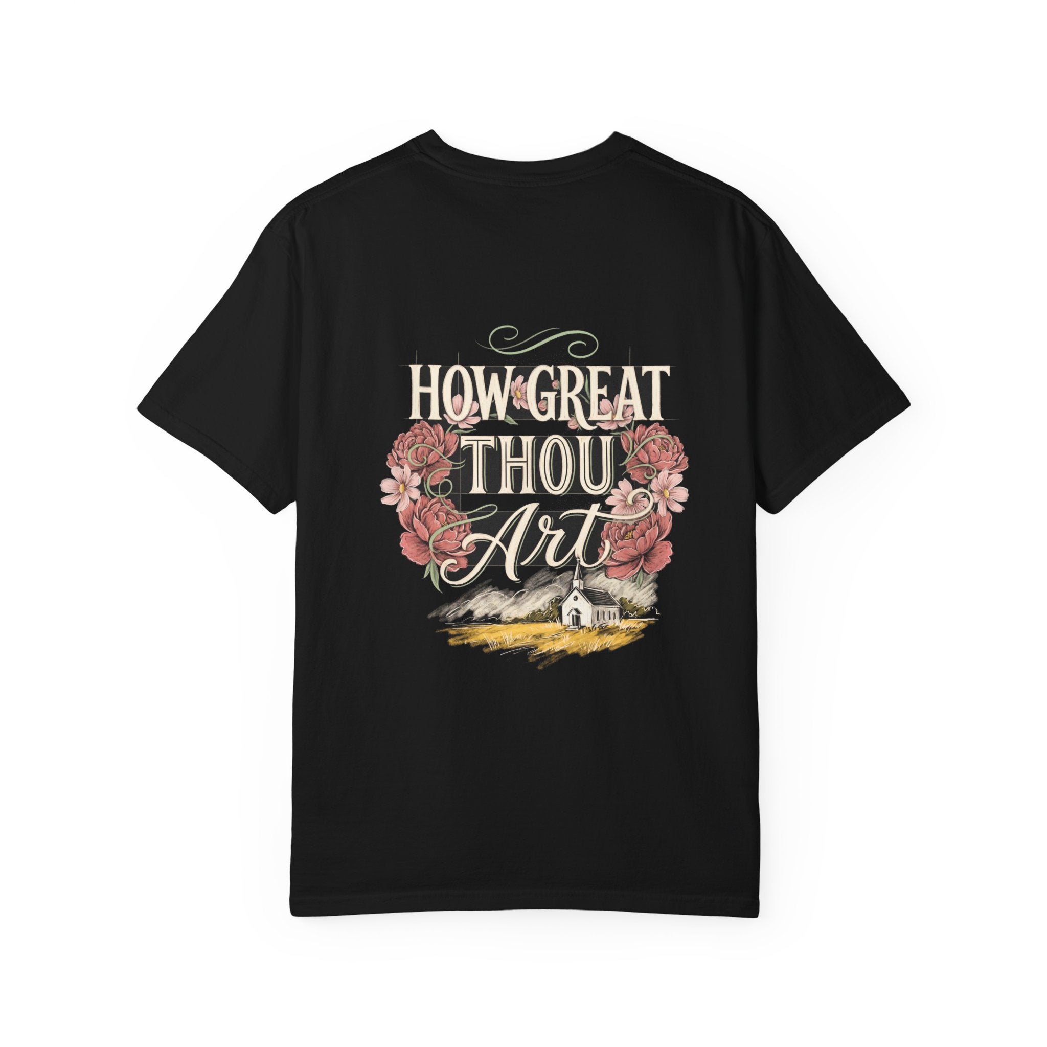How Great Thou Art T-Shirt — Christian Cross Faith Tee