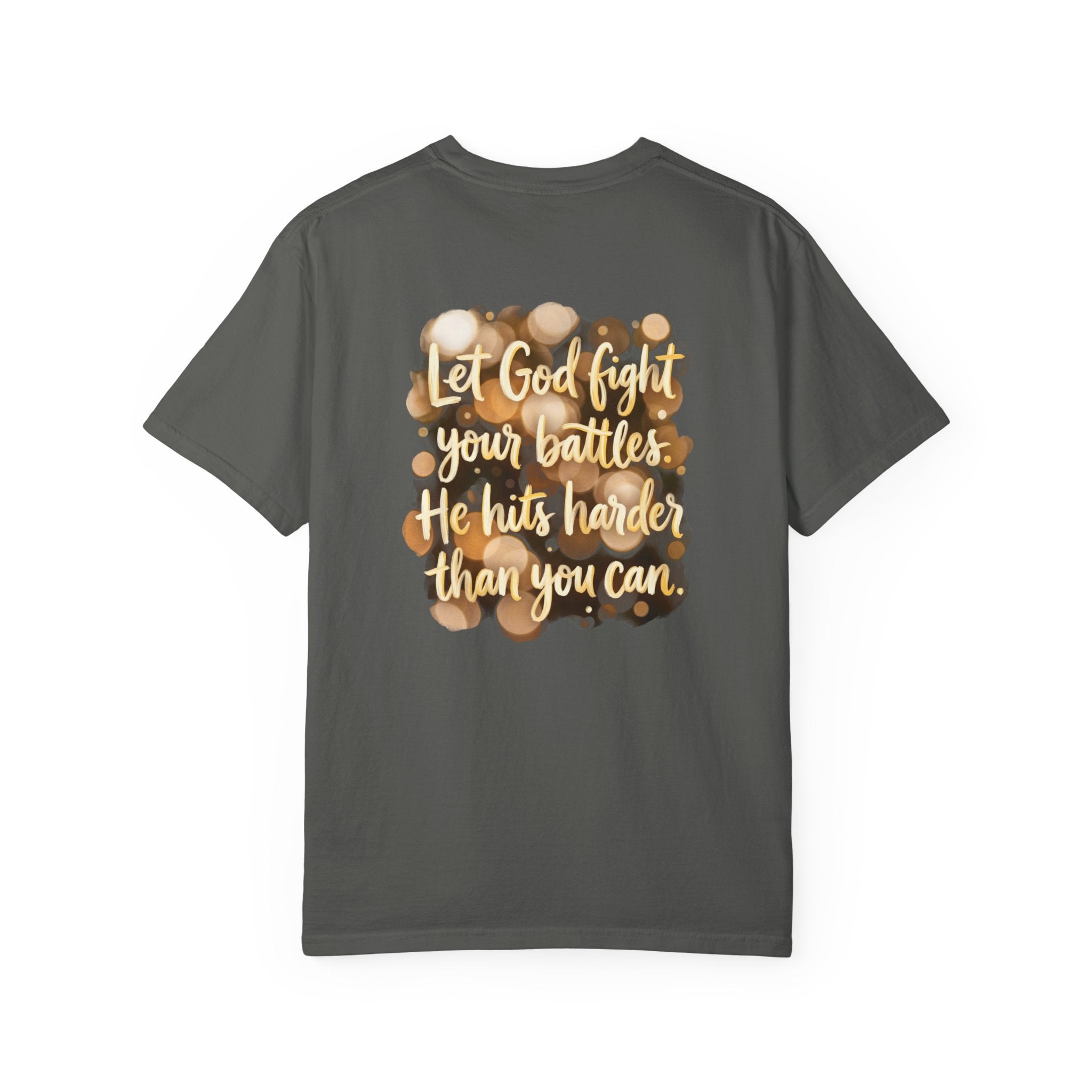 God fight your battles T-shirt | Christian Cross Tee