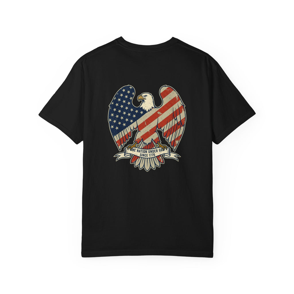 One Nation 02 T-shirt | Christian Cross Tee