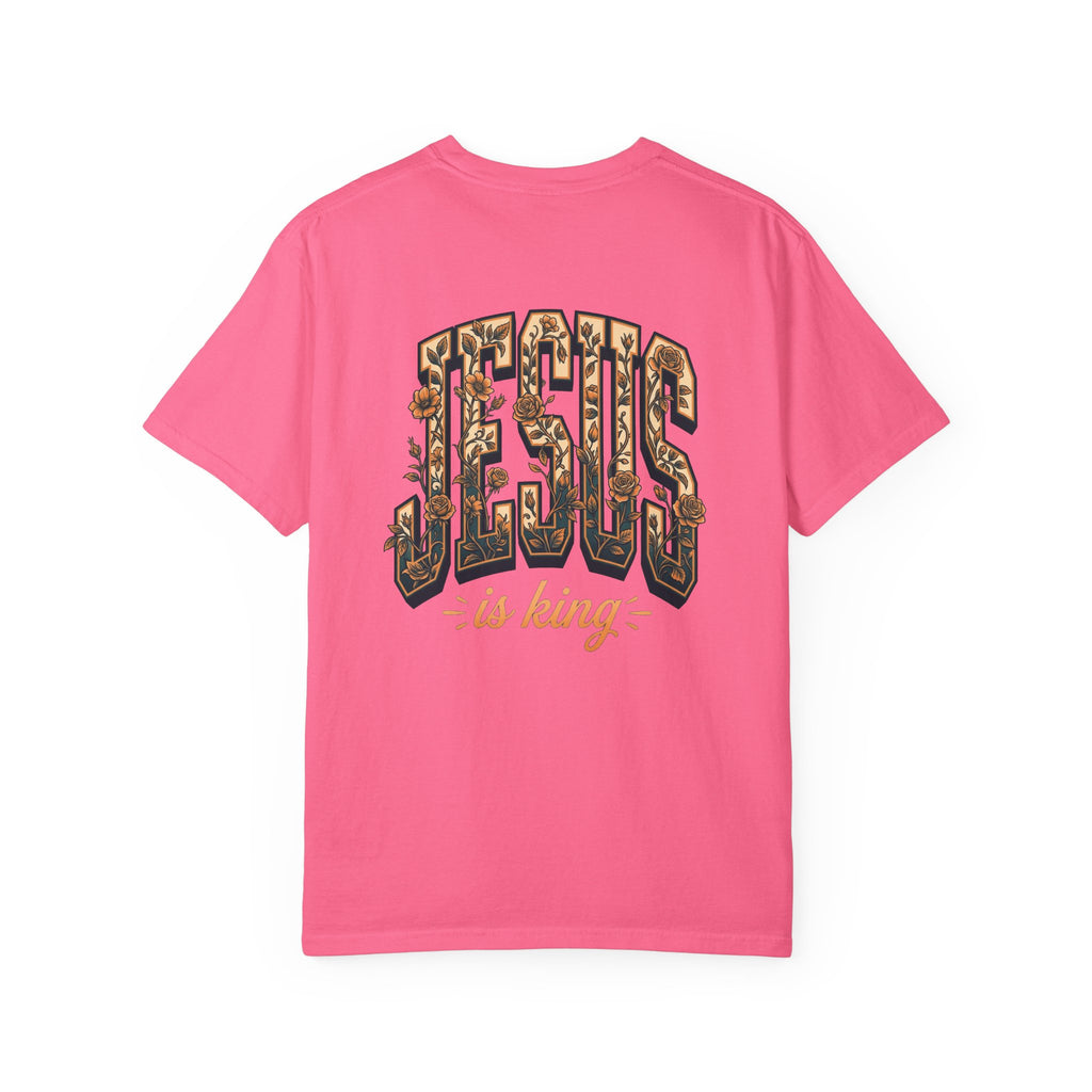 Jesus Is King T-Shirt — Three Crosses Graphic Christian Tee