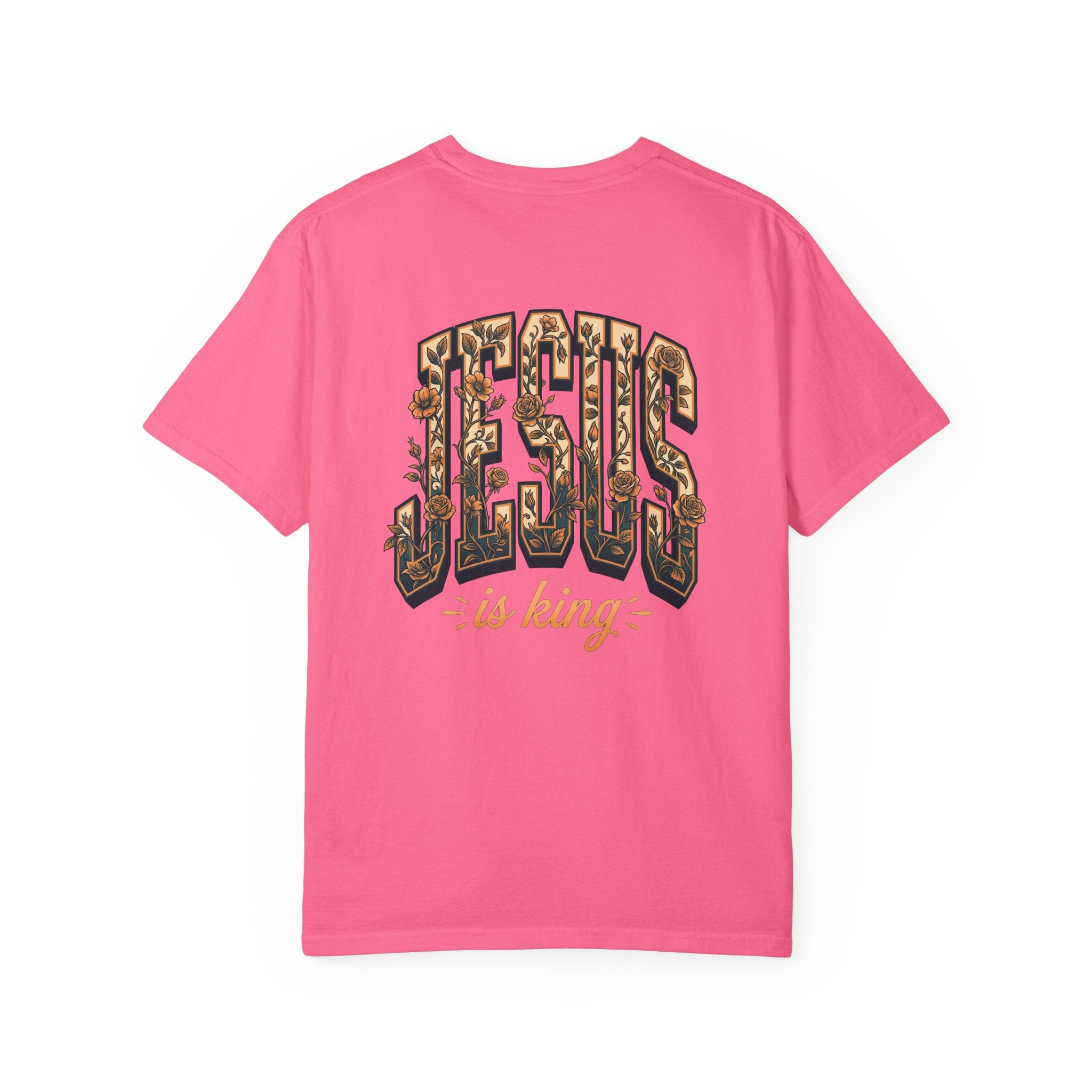 Jesus Is King T-Shirt — Three Crosses Graphic Christian Tee