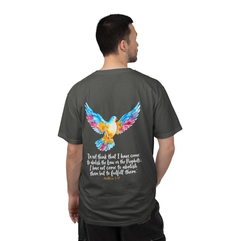 Christian Dove T-Shirt — Matthew 5:17 Bible Verse Tee