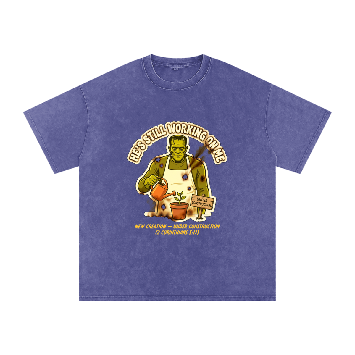Franky Snow Washed Oversized Cotton T-Shirt