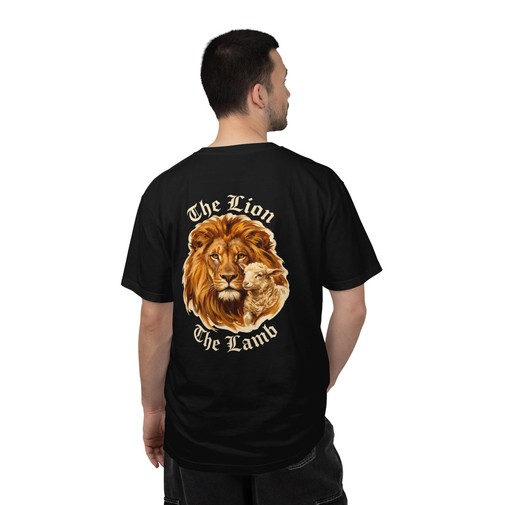 Christian Lion & Lamb T-Shirt — The Lion The Lamb Cross Graphic