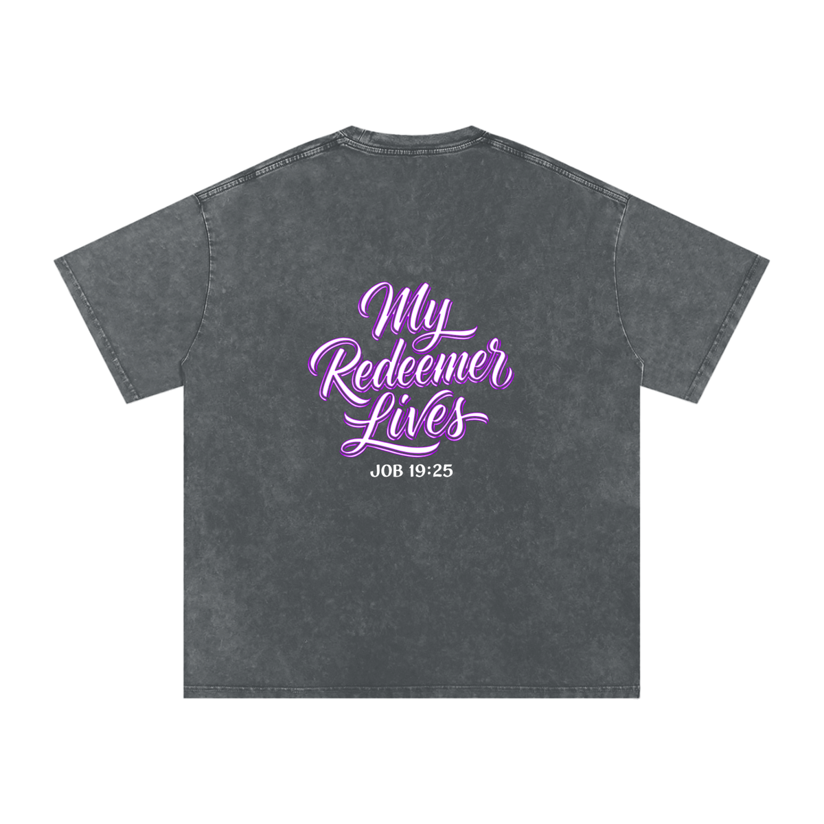 Redeemer Snow Washed Oversized Cotton T-Shirt