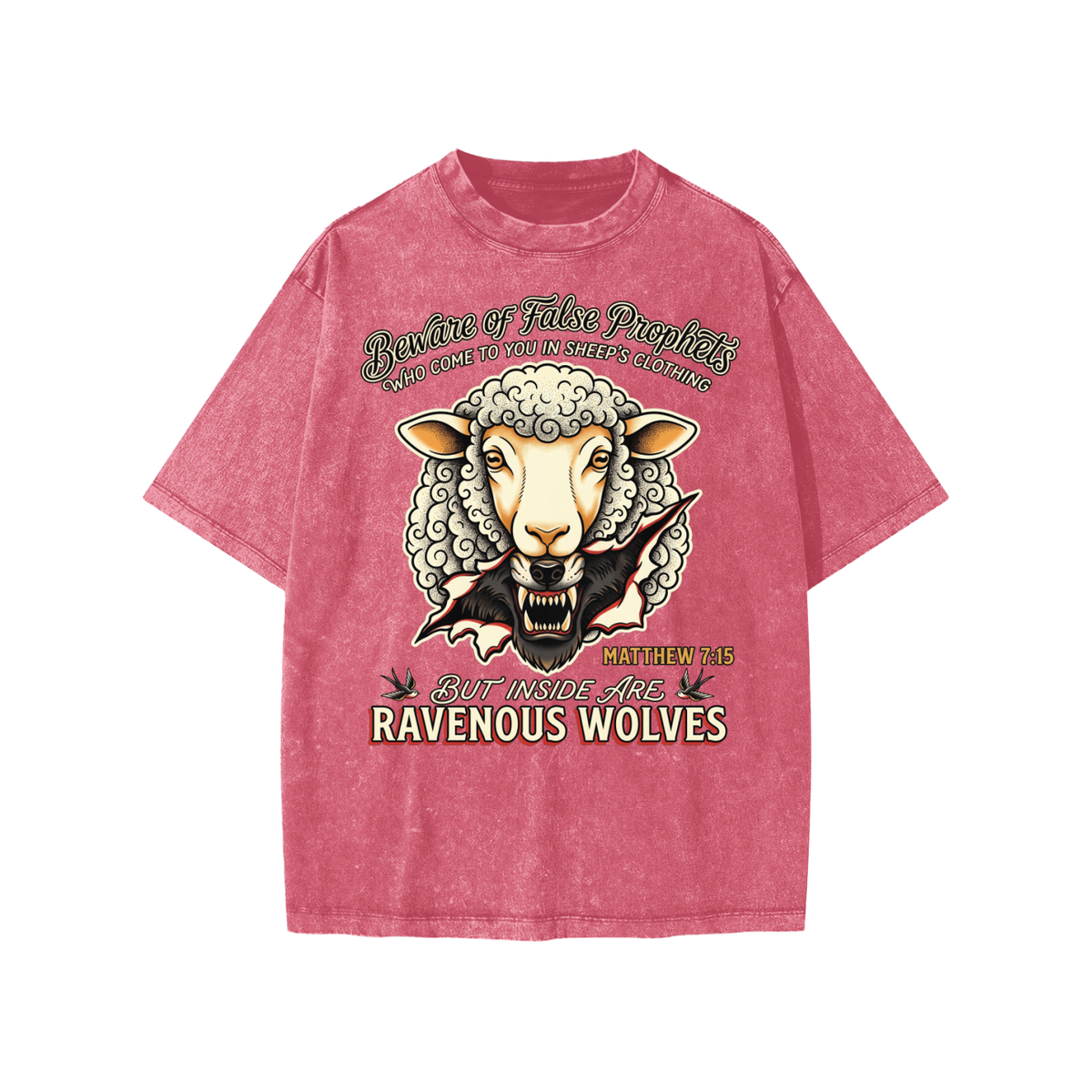 Wolves Snow Washed Kids' T-Shirt