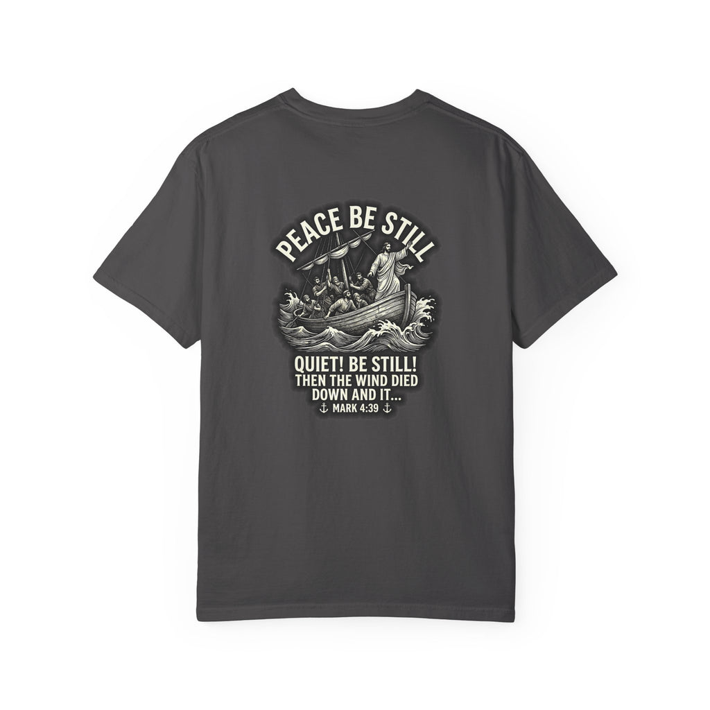 Peace be Still T-shirt | Christian Cross Tee