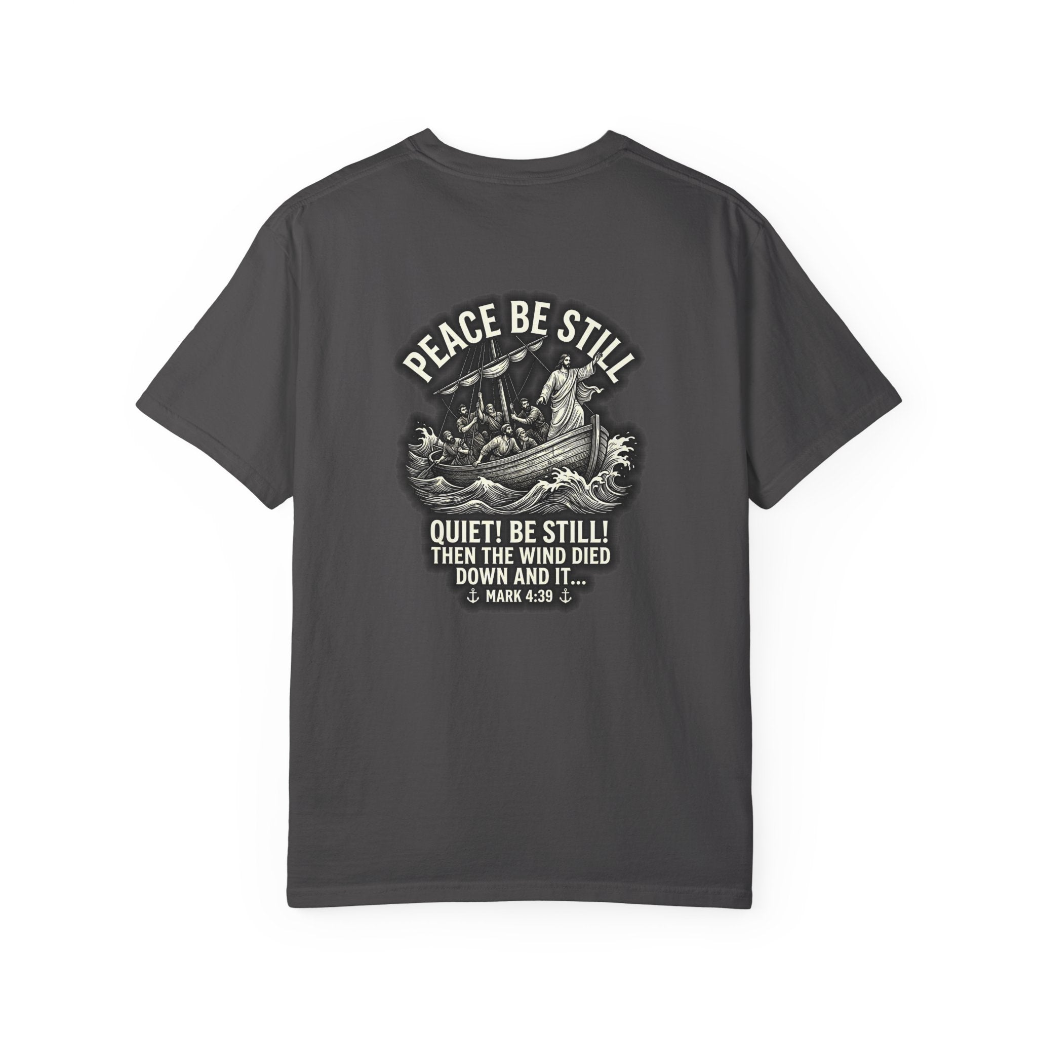 Peace be Still T-shirt | Christian Cross Tee