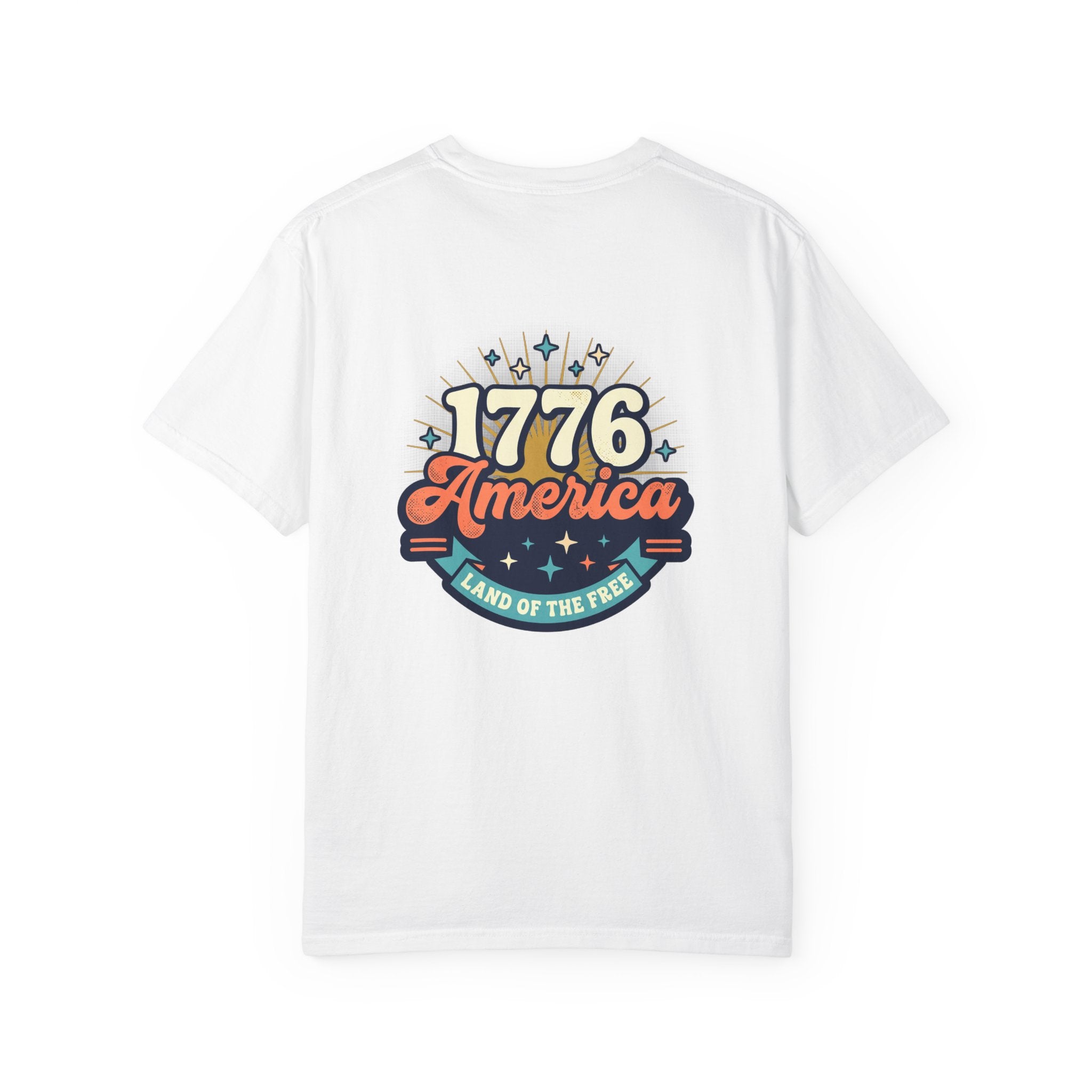 America 1776 Graphic T-Shirt — Patriotic ‘Land of the Free’ Tee
